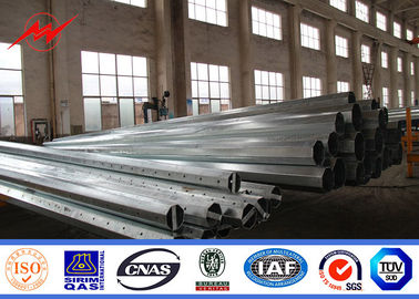 จีน Bitumen 220kv steel pipes Galvanized Steel Pole for overheadline project ผู้ผลิต