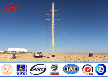 จีน Steel Galvanzied Electric Power Pole for 345KV Transmission Line ผู้ผลิต