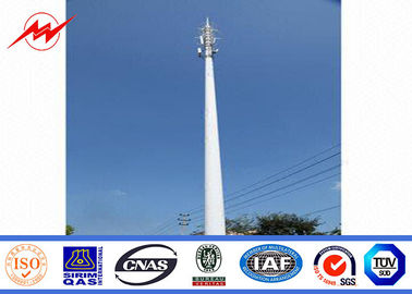 จีน 50m Conical 138kv Power Transmission Tower / Power Transmission Pole ผู้ผลิต