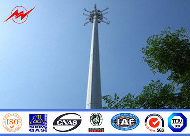 จีน Shockproof 40 Feet Electrical Mono Pole Tower , Mobile Telephone Masts ผู้ผลิต