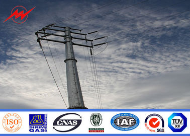 จีน 11m 3mm Thickness Electrical Steel Utility Pole For Transmission Line ผู้ผลิต