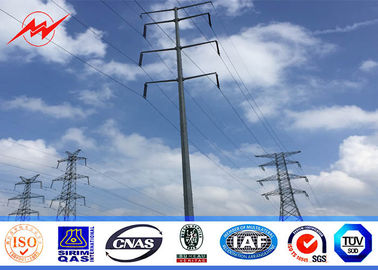 จีน Conical 40ft 138kv Steel Utility Pole for electric transmission distribution line ผู้ผลิต