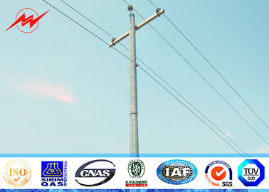 จีน 2m Planting Depth 13m Overall Height Tapered Electric Power Poles Transmission Power Line ผู้ผลิต
