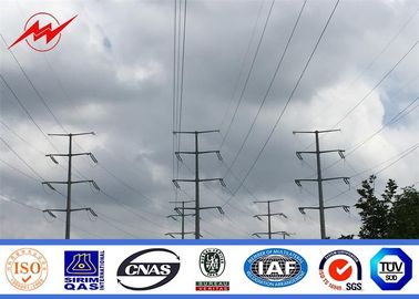 จีน Durable Q235 Conoid Galvanized Steel Transmission Poles For Electricity Distribution  ผู้ผลิต
