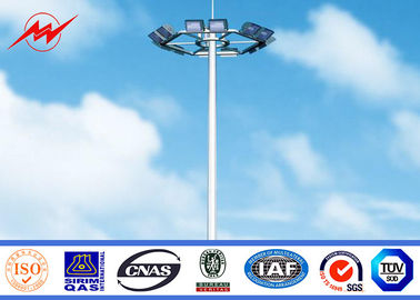 จีน Waterproof 36m Welding Black Colar High Mast Pole for Airport lighting ผู้ผลิต