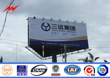 จีน 10mm Commercial Digital Steel structure Outdoor Billboard Advertising P16 With LED Screen ผู้ผลิต