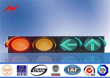 จีน Windproof High Way 4m Steel Traffic Light Signals With Post Controller ผู้ผลิต