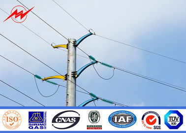 จีน 8m 750dan Galvanized Electric Service Pole Against Earthquake Of 8 Grade ผู้ผลิต
