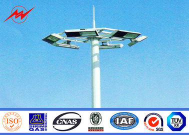 จีน Octagonal Stadium Football High Mast Tower Light Pole Custom 30M For Seaport ผู้ผลิต
