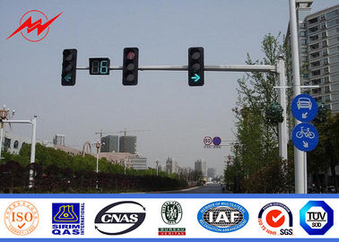 จีน Custom Roadway 3m / 4m / 6m Galvanized Highway Light Pole 20 Years Warranty ผู้ผลิต