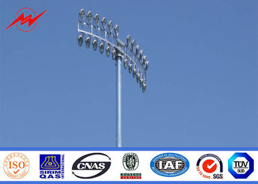 จีน 30m Football Stadium Park Light Pole Columniform 50 Years Lift Time ผู้ผลิต