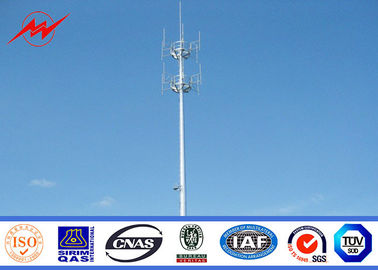 จีน Octagonal 90FT Outdoor Monopole Cell Tower Communication Distribution ผู้ผลิต