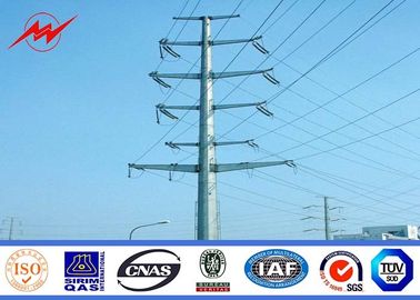 จีน 33kv 10m Transmission Line Electrical Power Pole For Steel Pole Tower ผู้ผลิต