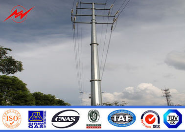 จีน Electrical 132kv Steel Tubular Pole For Transmission Power Line ผู้ผลิต