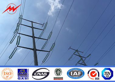 จีน Outside ASTM A123 Electrical Power Pole High Strength 10kV - 220kV Power Capacity ผู้ผลิต