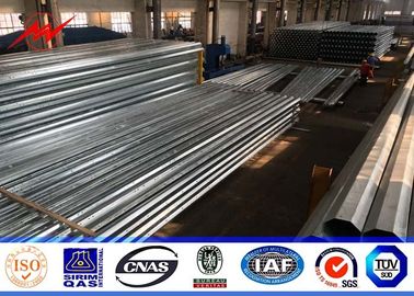 จีน Round Section Transmission Galvanised Steel Poles 15m 24KN With ISO Approved ผู้ผลิต
