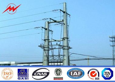 จีน Highway Galvanized Steel Pole Electrical Enclosure Steel Transmission Poles ผู้ผลิต