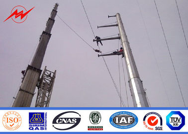 จีน 8m 10m 12m Electric Transmission Steel Power Pole Gr65 Tubular / Ladder Welded ผู้ผลิต