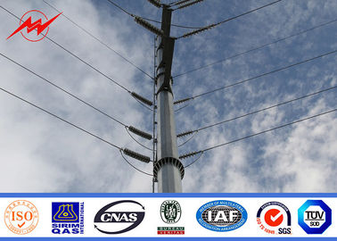 จีน 12m Electrical Steel Utility Pole For 132kv Transmission Power Line ผู้ผลิต