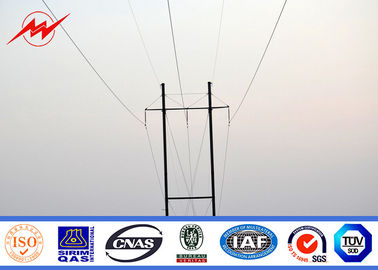 จีน 33kv Transmission Line Galvanised Steel Poles For Power Distribution ISO Approval ผู้ผลิต