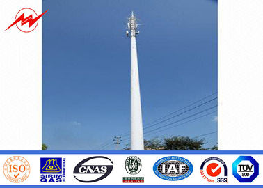 จีน Communication Distribution Mono Pole Tower Customized Tapered 90 FT - 100 FT ผู้ผลิต