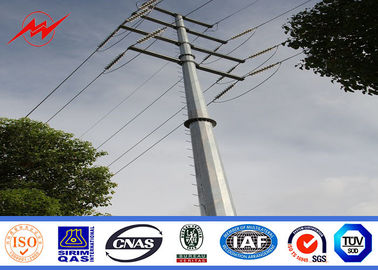 จีน 15m 1200Dan Electrical Galvanized Steel Pole For Outside Distribution Line ผู้ผลิต