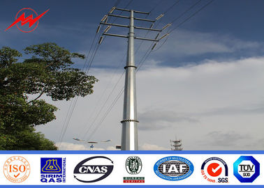 จีน 69kv Steel Electrical Power Pole For Distribution Line Project ผู้ผลิต