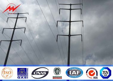 จีน 45FT NEA Standard Steel Power Utility Pole 69kv Transmission Line Metal Power Poles ผู้ผลิต