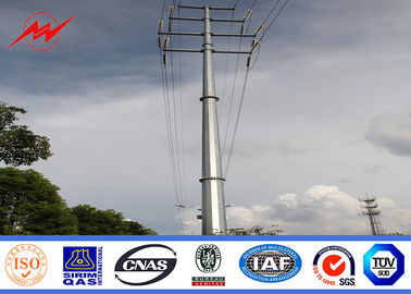 จีน 15m 1250Dan Bitumen Electrical Power Pole For Transmission Line Project ผู้ผลิต