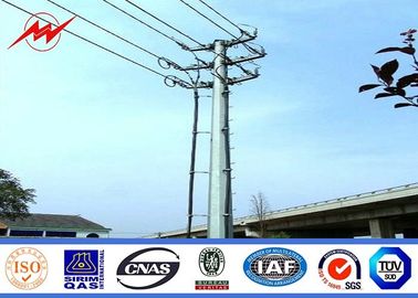 จีน 27m Galvanized Metal Power Transmission Poles Power Transmission Tower Iron Electric Pole ผู้ผลิต