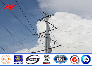 จีน 9m 200Dan Galvanized Steel Power Transmission Poles For Electrical  Line ผู้ผลิต