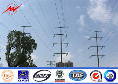 จีน Electric Lattice Masts Steel Pole For Asia Countries Power Transmission Angle Tubular Tower ผู้ผลิต