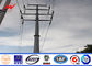 Steel Electric Poles / Eleactrical Power Pole With Cable ผู้ผลิต