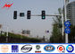 Custom Roadway 3m / 4m / 6m Galvanized Traffic Light Pole with Signal ผู้ผลิต