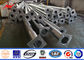 High Way Round 4-12m Dual Outreach Galvanized Steel Pole with One Cross Arm ผู้ผลิต