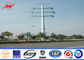 Steel Galvanzied Electric Power Pole for 345KV Transmission Line ผู้ผลิต