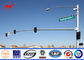 Professional Traffic Light Pole , Automatic LED Traffic Signs Road Lighting Pole ผู้ผลิต