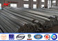 Q345 HDG Low Voltage Electric Metal Utility Poles 32M 20KN / Hot Rolled Steel Pole ผู้ผลิต