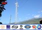 Steel Telecom Cellular Antenna Mono Pole Tower For Communication , ISO 9001 ผู้ผลิต