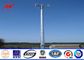 Professional Galvanized Mono Pole Tower Conical Shape With Anchor Bolt ผู้ผลิต