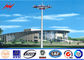 15M LED High Mast Light Pole Highway / Airport High Mast Lighting Pole ISO 9001 ผู้ผลิต