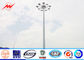 Multisided 30M 24 lights High Mast Pole square light arrangement for seaport application ผู้ผลิต