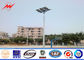 Custom Galvanized High Mast Light Pole with Double Luminaire Carriage Ring ผู้ผลิต