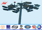 20 meters powder coating High Mast Pole including all lamps with auto rasing system ผู้ผลิต