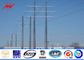 Octagonal 35FT 110kv Steel utility Pole with steel climbing rung for transmission line ผู้ผลิต