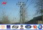 12sides 25ft 69kv Steel Utility Pole for Power Distribution structures with climbing rung ผู้ผลิต