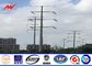 8M multisided 300kg load 3mm thickness Steel Utility Pole for Pakistan SPA Electricity project ผู้ผลิต