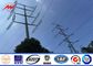 12M 650DaN Steel Utility Pole 3mm thickness Gr65 material for 110kv Distribution Power with 345 mpa ผู้ผลิต