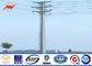 8sides 35ft 110kv Steel Utility Pole for transmission power line with single arm ผู้ผลิต