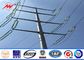 16sides 8m 5KN Steel Utility Pole for overhead transmission line power with anchor bolt ผู้ผลิต